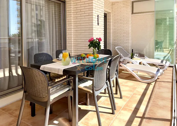 Orquidea Comodo Apartamento: Vista Al Mar, Piscina, Parking * 칼페