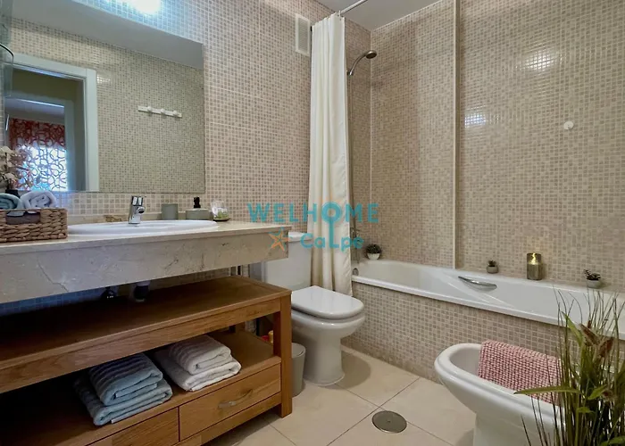 Orquidea Comodo Apartamento: Vista Al Mar, Piscina, Parking 칼페